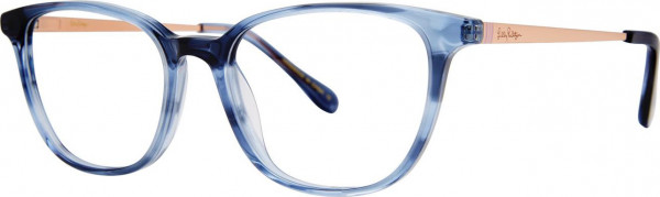 Lilly Pulitzer Dalton Eyeglasses, Boca Blue
