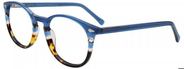 EasyClip EC698 Eyeglasses, 050 - Blue & Tortoise