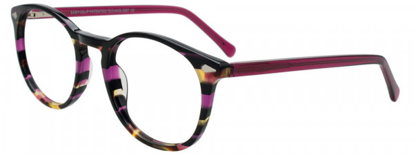 EasyClip EC698 Eyeglasses, 080 - Purple & Tortoise
