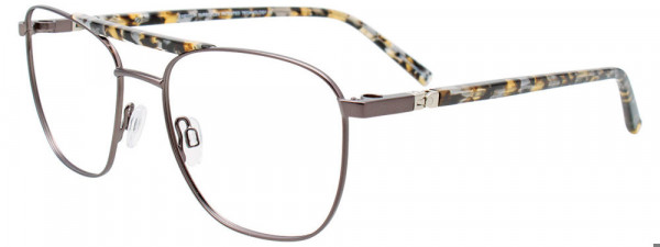 EasyClip EC674 Eyeglasses, 020 - Steel & Grey Multicolor