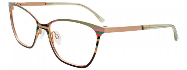 Takumi TK1289 Eyeglasses, 060 - Purple Accent Color & Stripes
