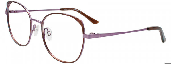 Takumi TK1280 Eyeglasses, 010 - Shiny Plum & Matt Brown