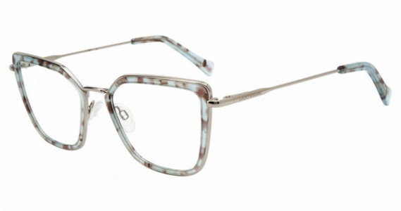 Lucky Brand VLBD249 Eyeglasses, BLUE HAVANA/SILVER (L93Y)