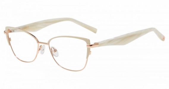 Jones New York VJON506 Eyeglasses, ROSE GOLD/WHITE (0R13)