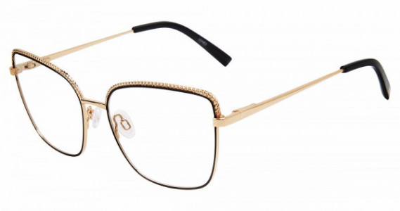 Jones New York VJON505 Eyeglasses, GOLD/BLACK (E672)