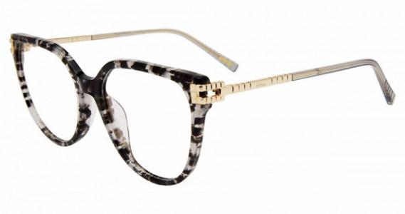 Chopard VCH366M Eyeglasses, BLACK GREY HAVANA (03KU)