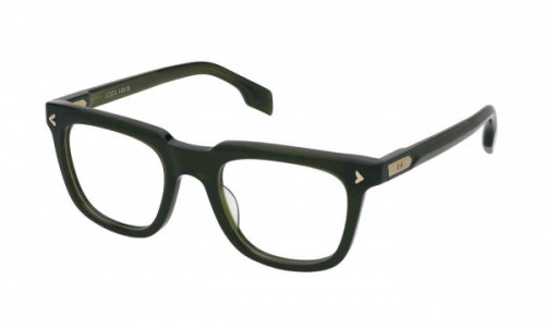 Lozza VL4354M Eyeglasses, TRANSP.MILITARY GREEN (096R)