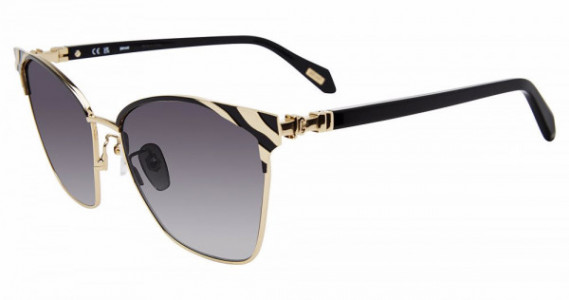 Just Cavalli SJC093 Sunglasses, ROSE GOLD/BLACK (0301)