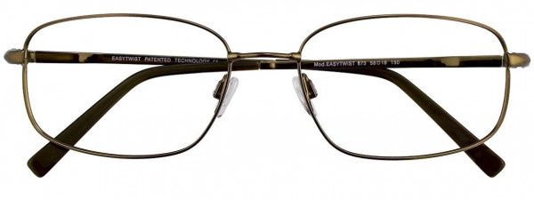 EasyTwist ET889 Eyeglasses, 060 - Shiny Dark Brownish Green
