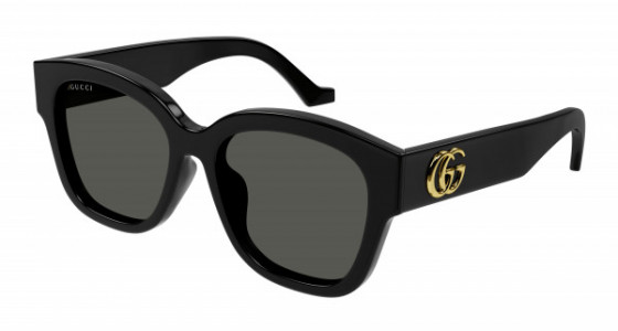 Gucci GG1550SK Sunglasses, 001 - BLACK with GREY lenses