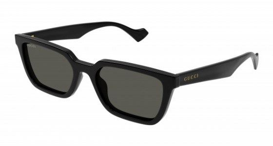 Gucci GG1539S Sunglasses, 001 - BLACK with GREY lenses