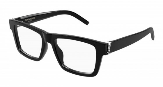 Saint Laurent SL M10_B Eyeglasses, 001 - BLACK with TRANSPARENT lenses