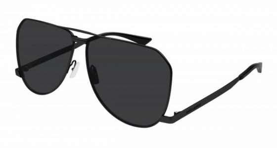 Saint Laurent SL 690 DUST Sunglasses, 001 - BLACK with BLACK lenses