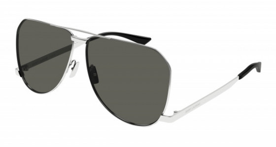 Saint Laurent SL 690 DUST Sunglasses, 002 - SILVER with GREY lenses