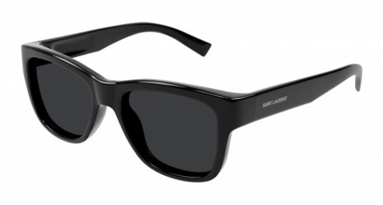 Saint Laurent SL 674 Sunglasses, 001 - BLACK with BLACK lenses