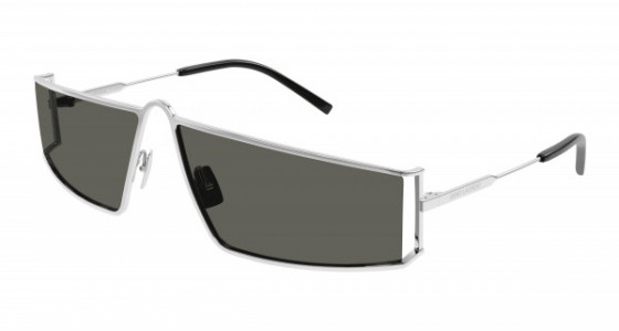 Saint Laurent SL 606 Sunglasses, 002 - SILVER with GREY lenses