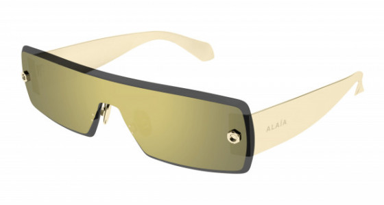 Azzedine Alaïa AA0083S Sunglasses, 003 - GOLD with BRONZE lenses