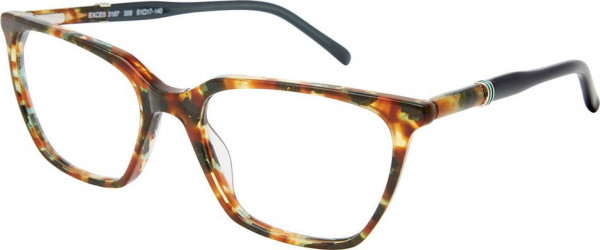 Exces EXCES 3187 Eyeglasses, 305 TORTOISE - GREEN