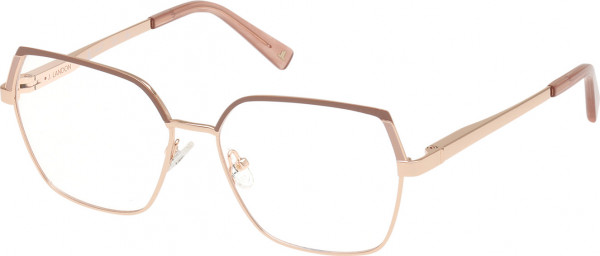 J.Landon JL50002 Eyeglasses, 028 - Shiny Rose Gold / Shiny Rose Gold