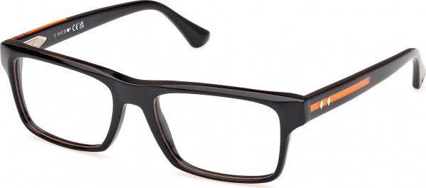 Web Eyewear WE5432 Eyeglasses, 005 - Black/Monocolor / Black/Monocolor
