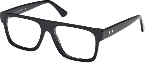 Web Eyewear WE5426 Eyeglasses, 001 - Shiny Black / Shiny Black