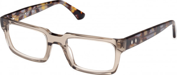Web Eyewear WE5424 Eyeglasses, 047 - Shiny Light Brown / Coloured Havana