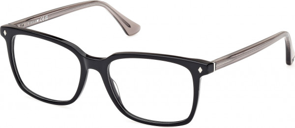 Web Eyewear WE5401 Eyeglasses, 001 - Shiny Black / Shiny Black