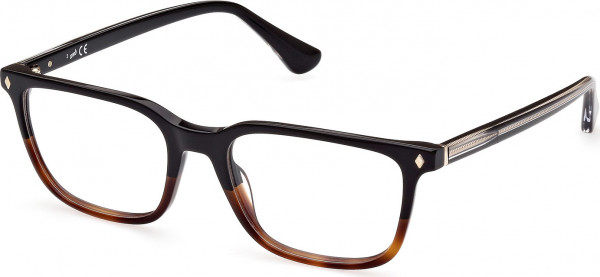 Web Eyewear WE5391 Eyeglasses, 056 - Black/Havana / Black/Crystal