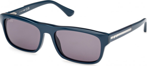 Web Eyewear WE0371 Sunglasses, 92A - Blue/Monocolor / Blue/Monocolor