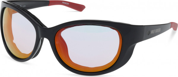 HD Z Tech Standard HZ0020 PRANCER Sunglasses, 01C - Shiny Black / Shiny Black