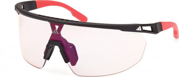 adidas SP0095 Sunglasses, 02L - Matte Black / Matte Black
