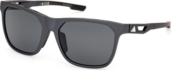 adidas SP0091 Sunglasses, 02L - Matte Black / Matte Black