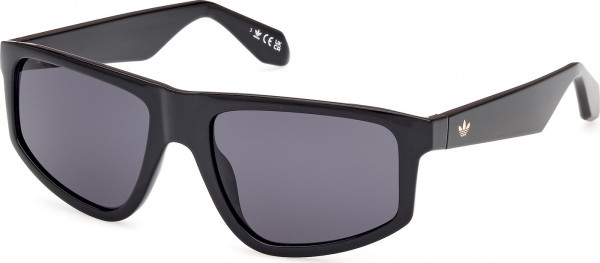 adidas Originals OR0108 Sunglasses, 01A - Shiny Black / Shiny Black