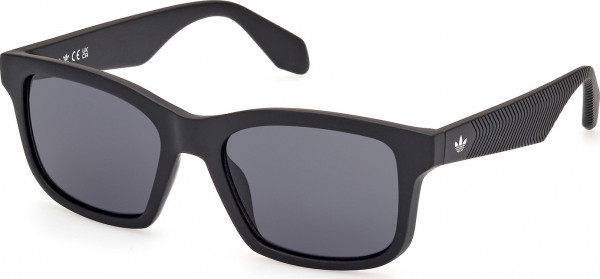 adidas Originals OR0105 Sunglasses, 02A - Matte Black / Matte Black