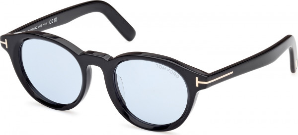 Tom Ford FT1123-D Sunglasses, 01A - Shiny Black / Shiny Black