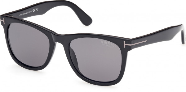 Tom Ford FT1099-N KEVYN Sunglasses, 01D - Shiny Black / Shiny Black