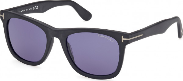 Tom Ford FT1099 KEVYN Sunglasses, 02V - Matte Black / Matte Black