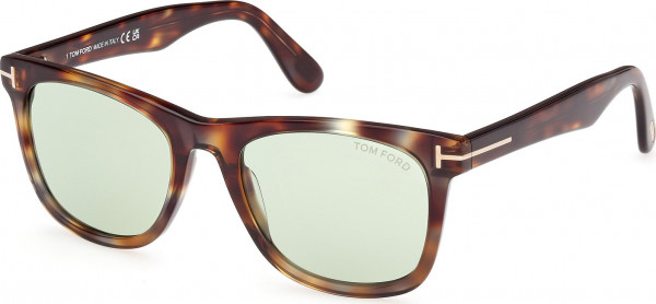 Tom Ford FT1099 KEVYN Sunglasses, 56N - Coloured Havana / Coloured Havana