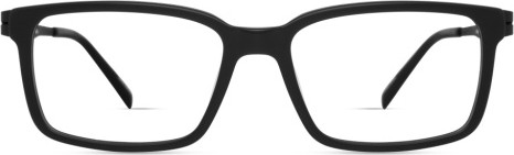 Modo 4567 Eyeglasses, MATTE BLACK W/ TITANIUM TEMPLES