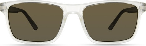 ECO by Modo CONIFER Eyeglasses, CRYSTAL - SUN CLIP