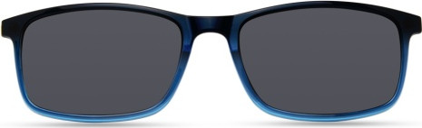 ECO by Modo FENNEL Eyeglasses, BLUE - SUN CLIP