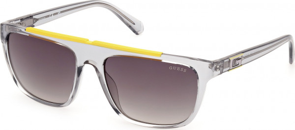 Guess GU00122 Sunglasses, 20B - Shiny Grey / Shiny Grey