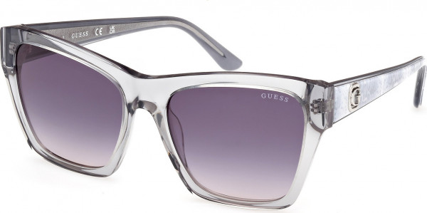 Guess GU00113 Sunglasses, 20B - Shiny Grey / Shiny Grey