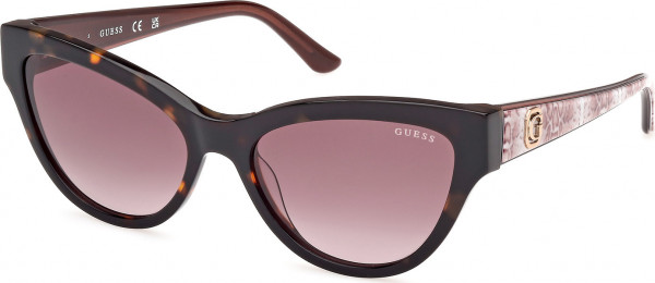 Guess GU00112 Sunglasses, 52F - Dark Havana / Dark Havana