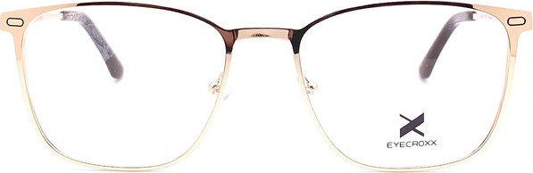 Eyecroxx EC352MD NEW Eyeglasses, C2 Gold Brown