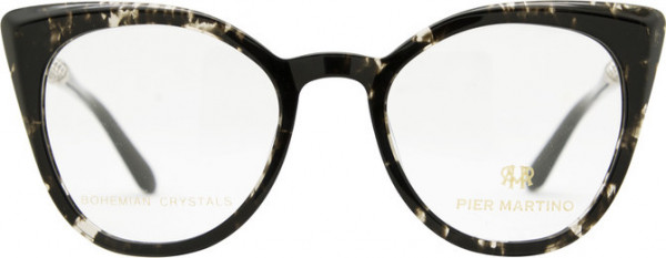 Pier Martino PM6715 Eyeglasses, C1 Black Marble