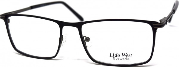 Lido West Maldives Eyeglasses, Black/Gun