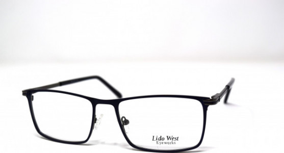 Lido West Maldives Eyeglasses, Blue/Gun