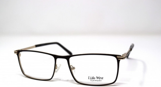 Lido West Maldives Eyeglasses, Brown/Gold