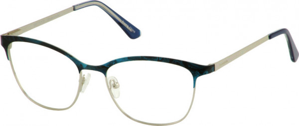 Elizabeth Arden Elizabeth Arden 1221 Eyeglasses, 3-NAVY MARBLE